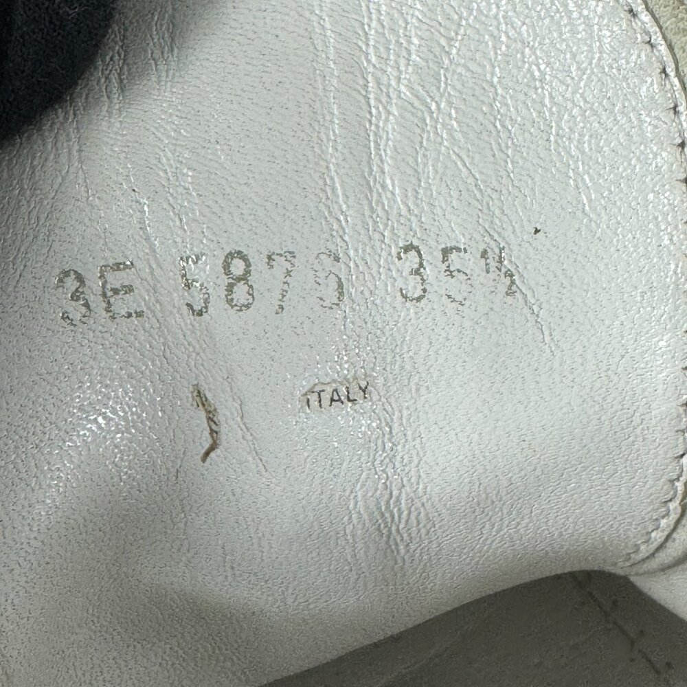 Prada Sport White Leather Cap Toe Lace Up Sneakers Size 35 1/2 - Picture 13 of 13